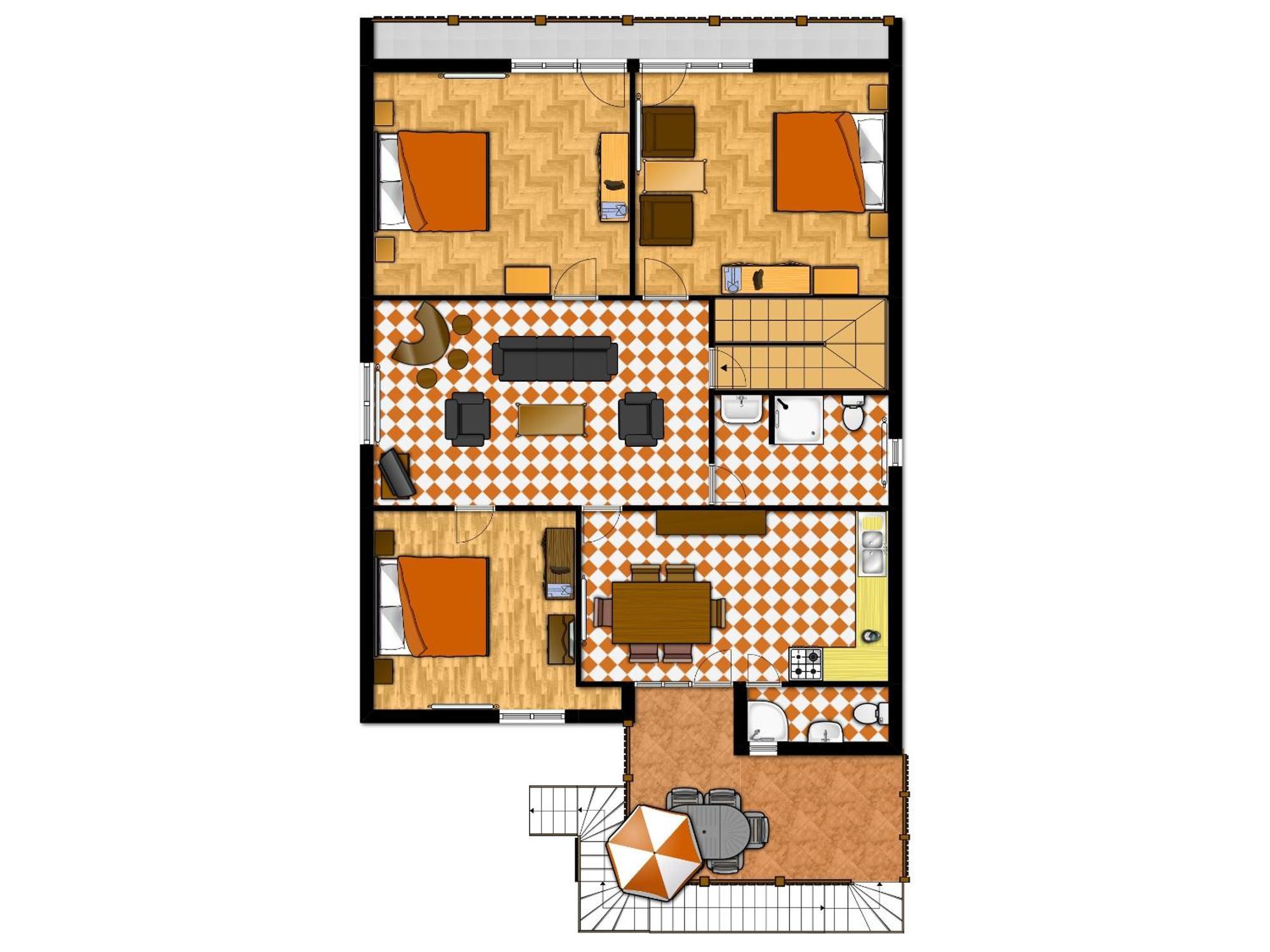 Magyar Apartmanhazak I-Iii. Zalakaros Rum bild